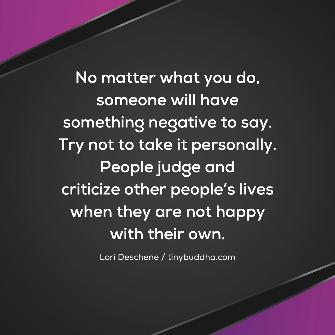 When People Judge and Criticize