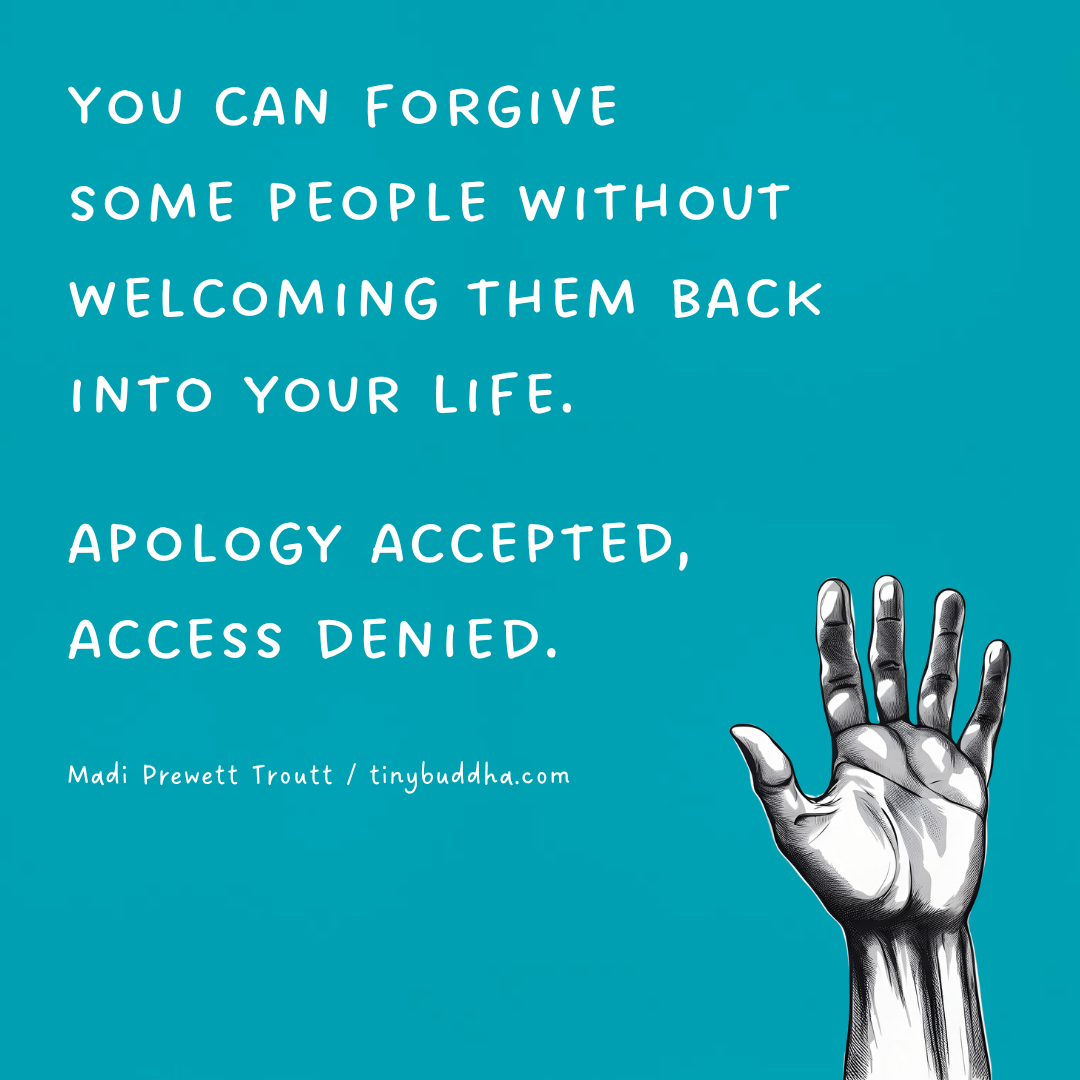 Forgiveness Accepted, Access Denied