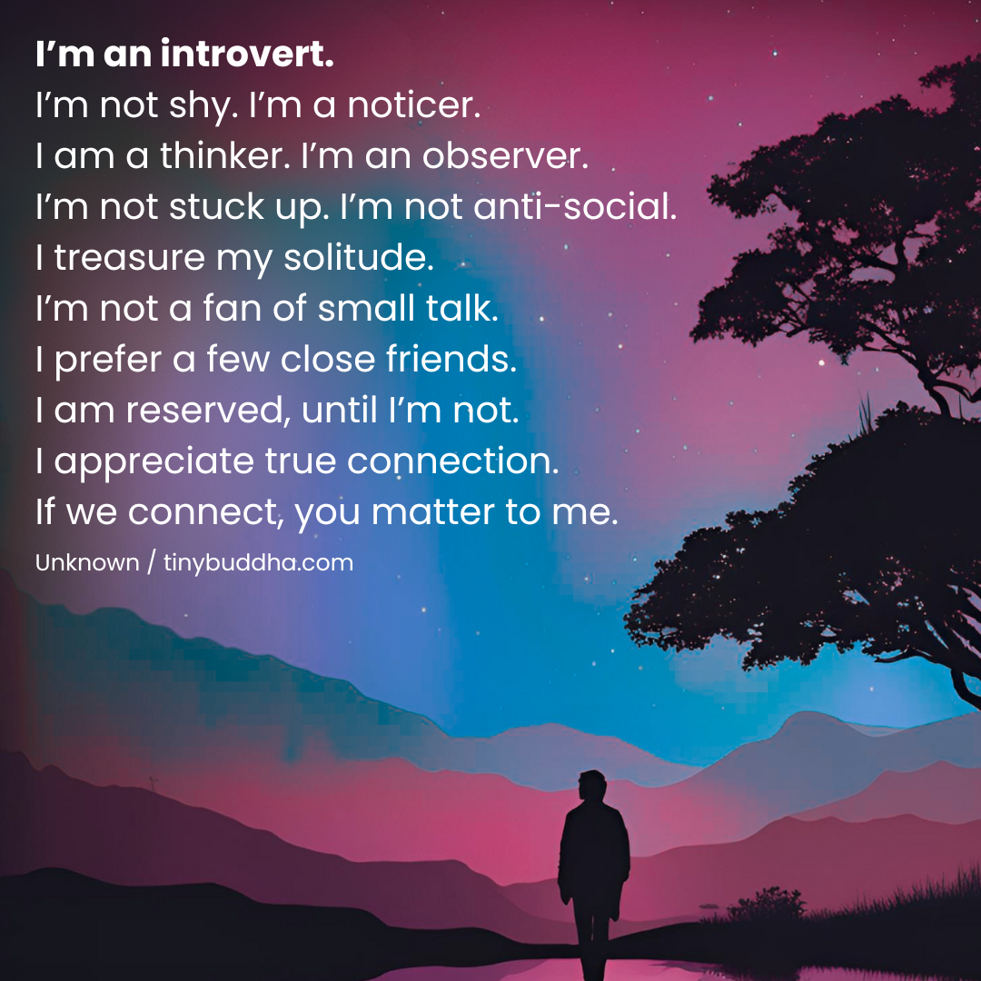 I Am an Introvert