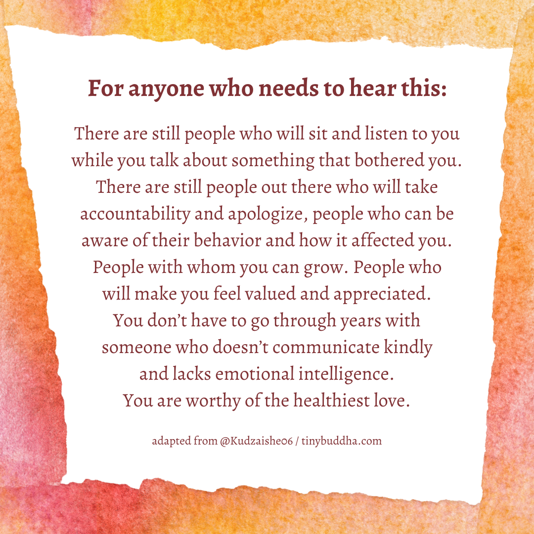 You Are Worthy of the Healthiest Love