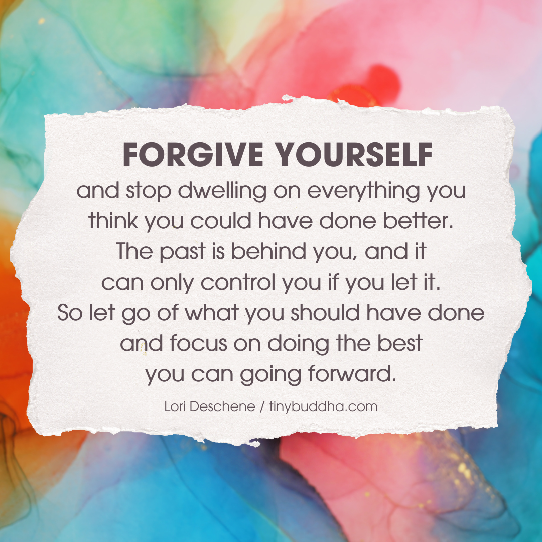 Forgive Yourself