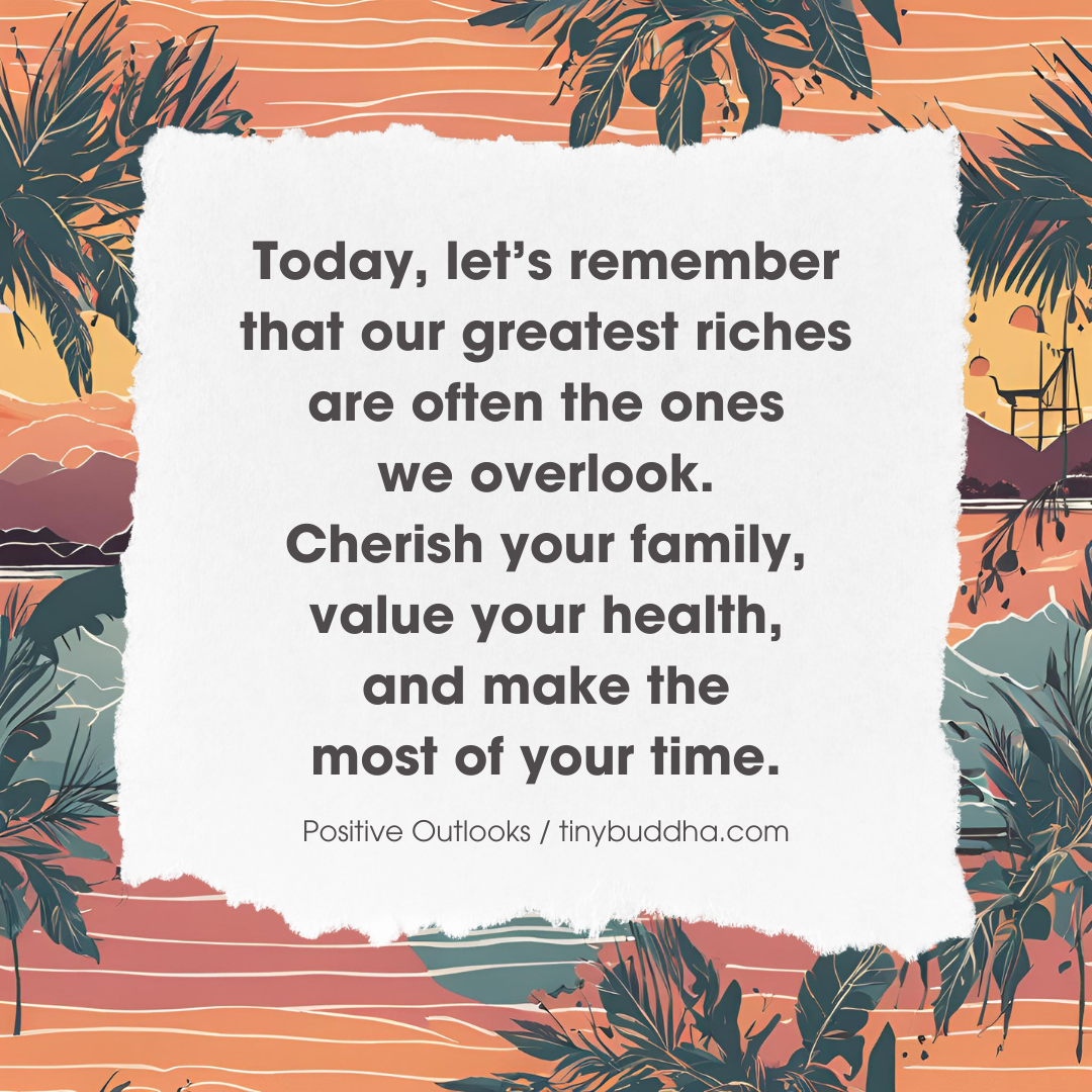 Our Greatest Riches