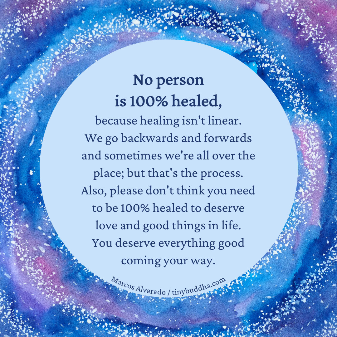 No Person Is 100% Healed