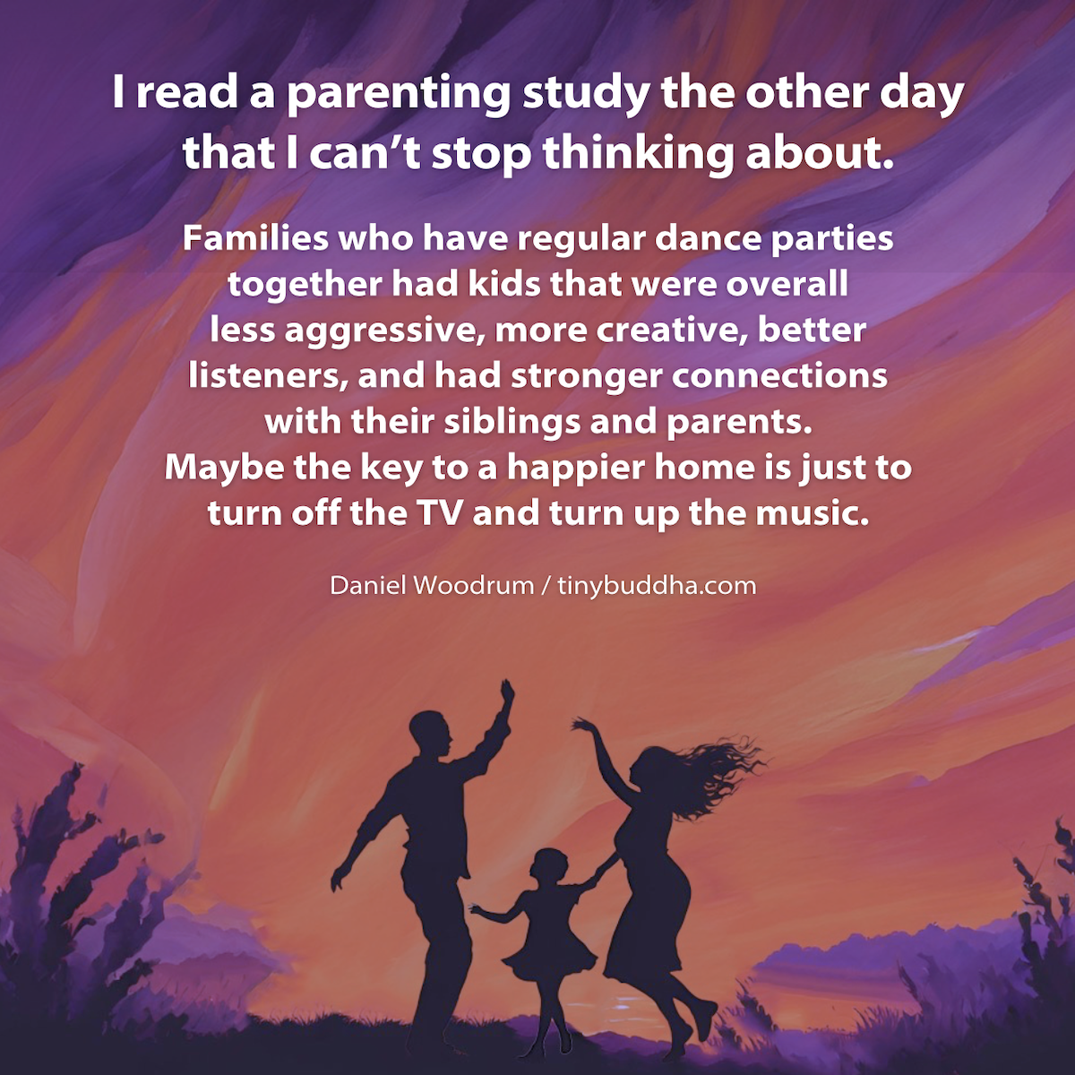 Families Who Have Regular Dance Parties