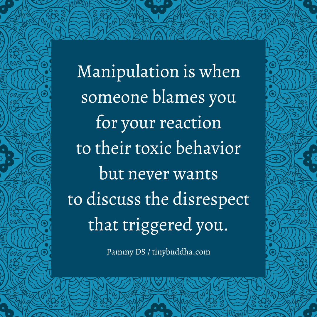 Manipulation Is When…