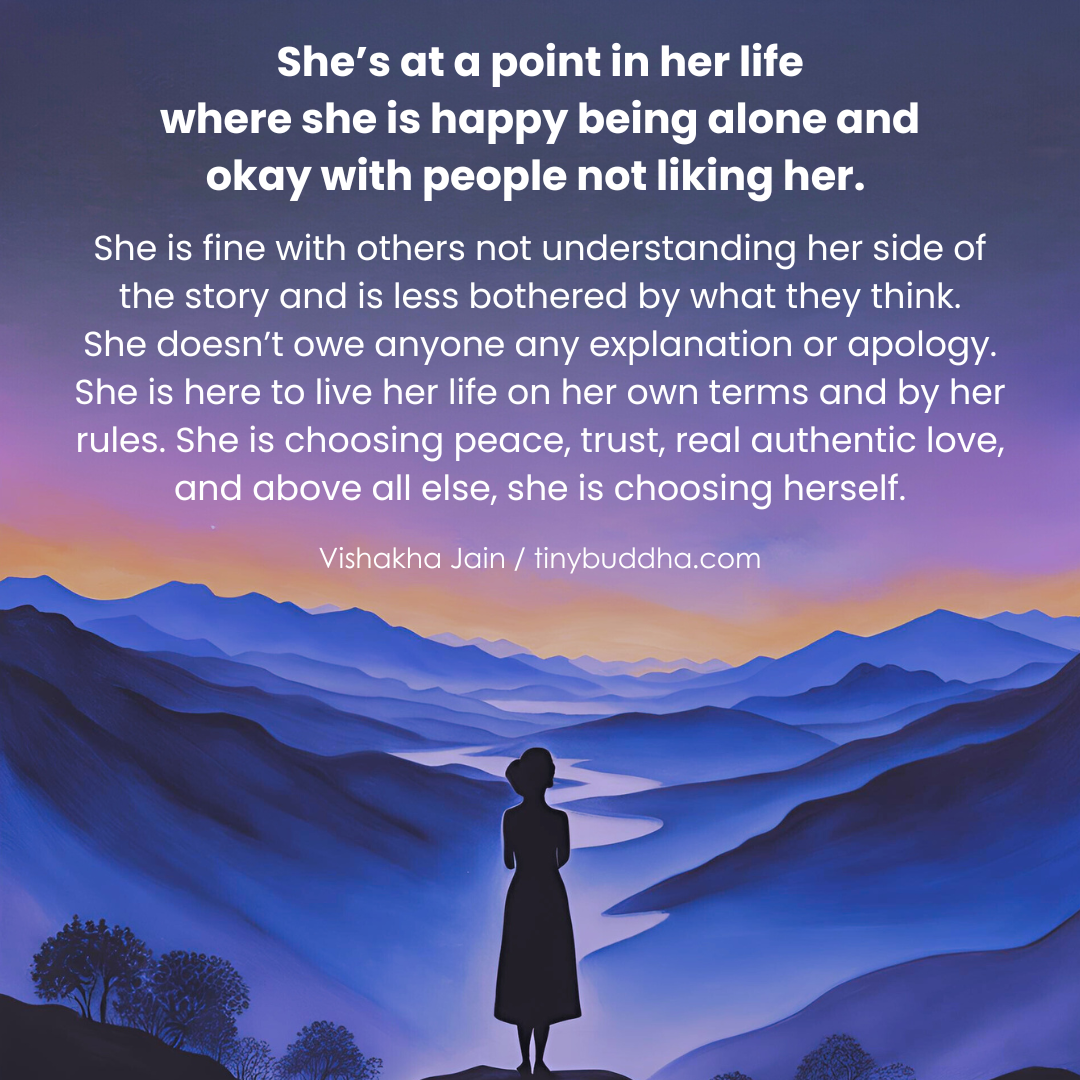 She’s at a Point in Her Life Where…