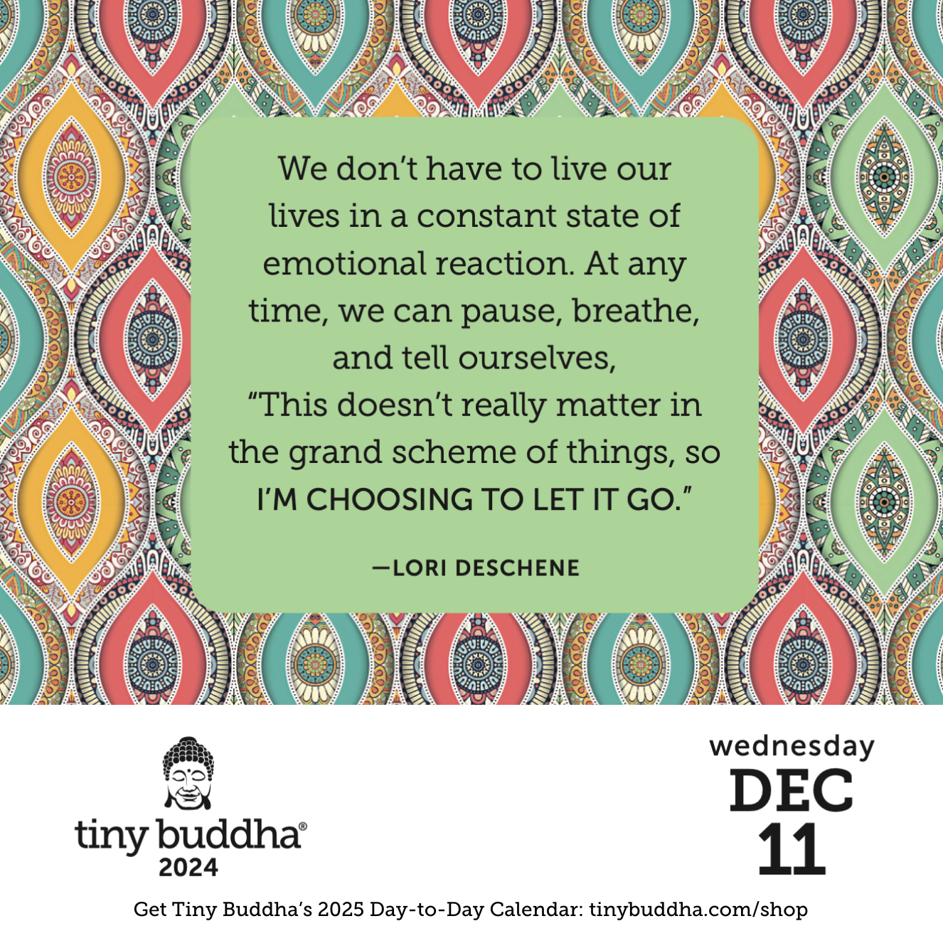 I’m Choosing to Let It Go