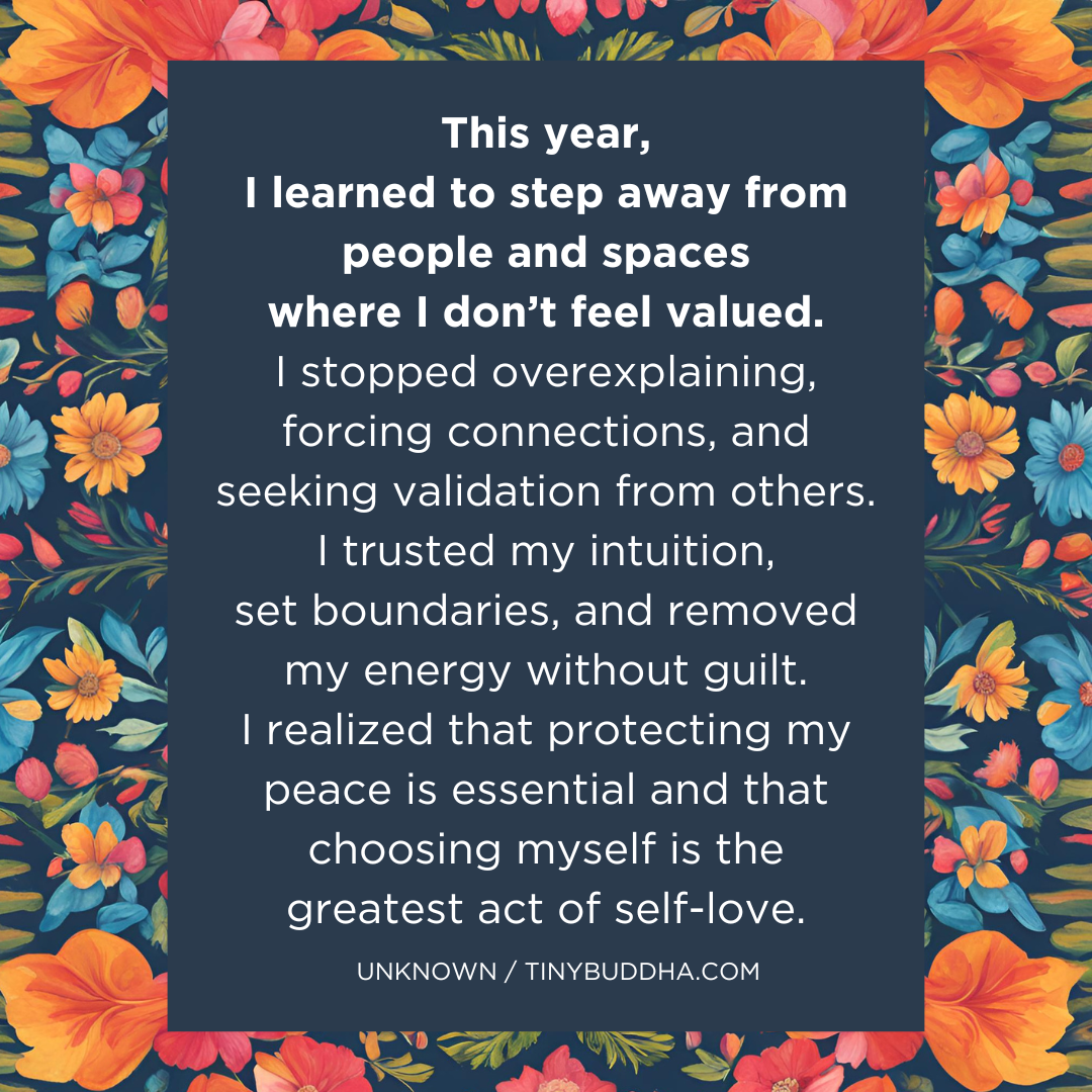 This Year, I Learned…