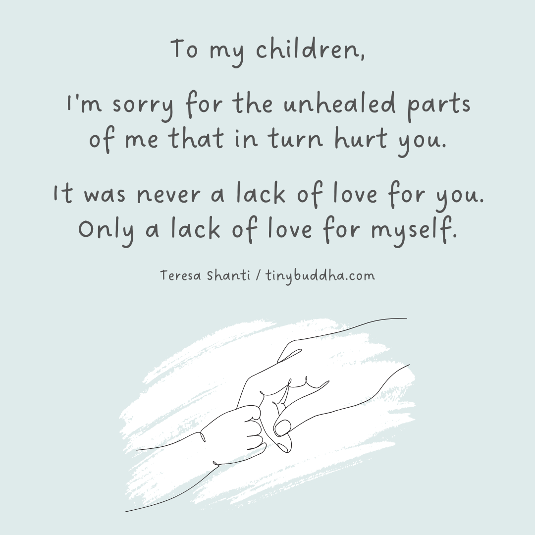 To My Children, I’m Sorry