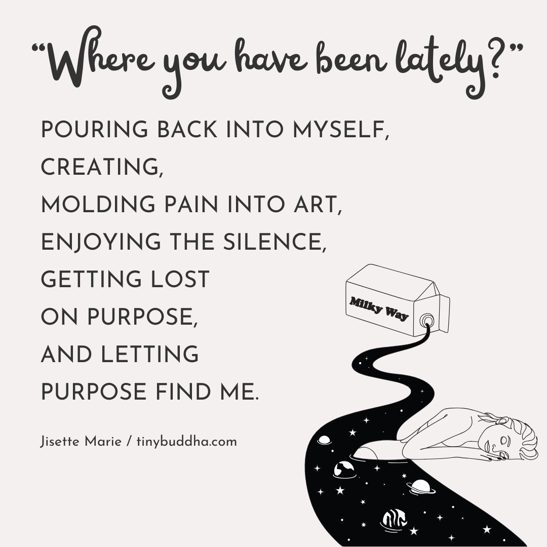 Where Have You Been Lately?