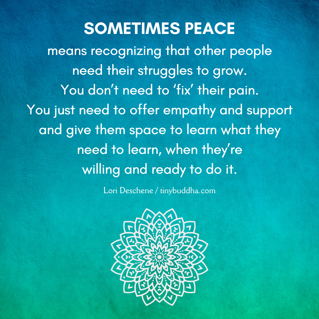 They Need Their Struggles to Grow