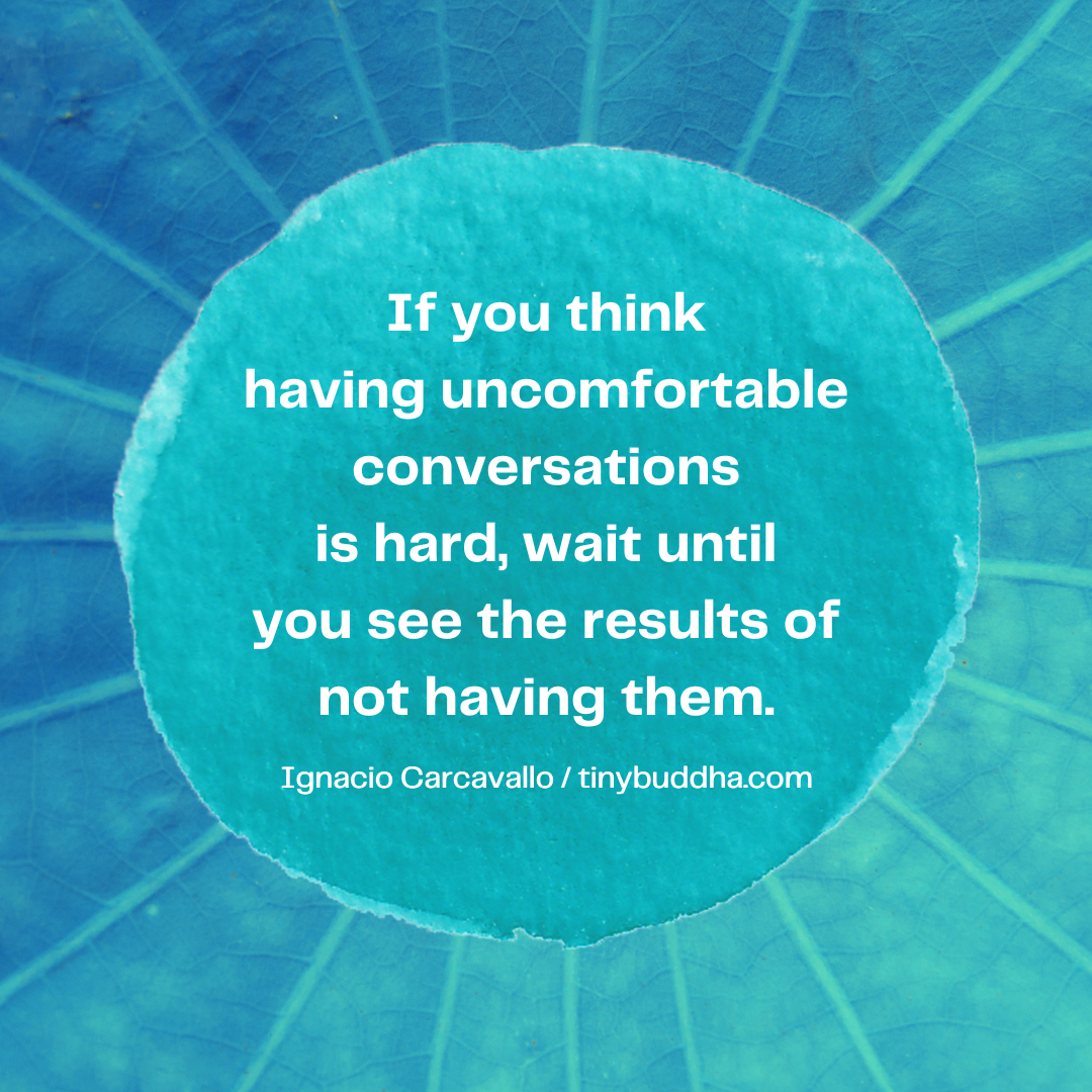 Uncomfortable Conversations