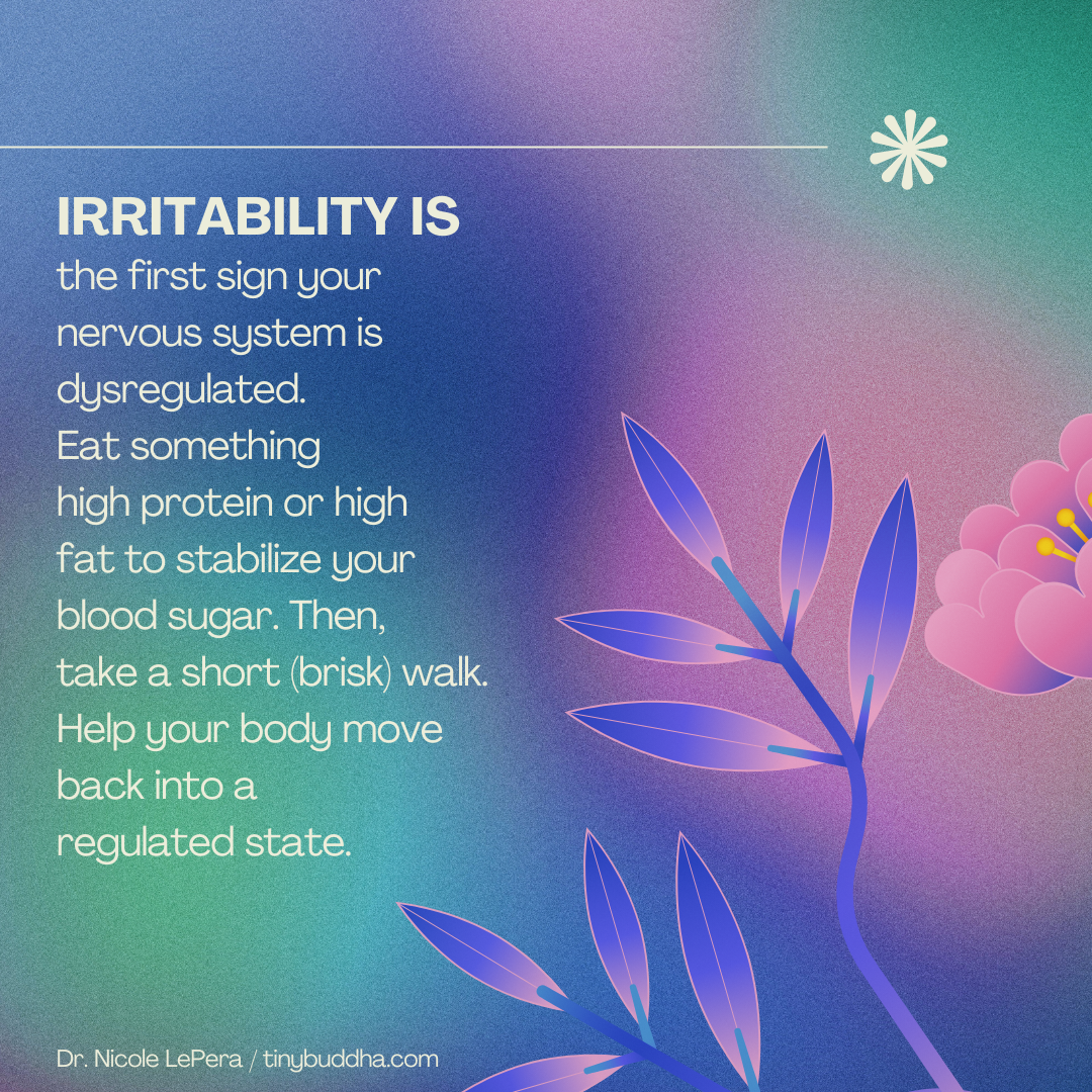 Irritability Is the First Sign