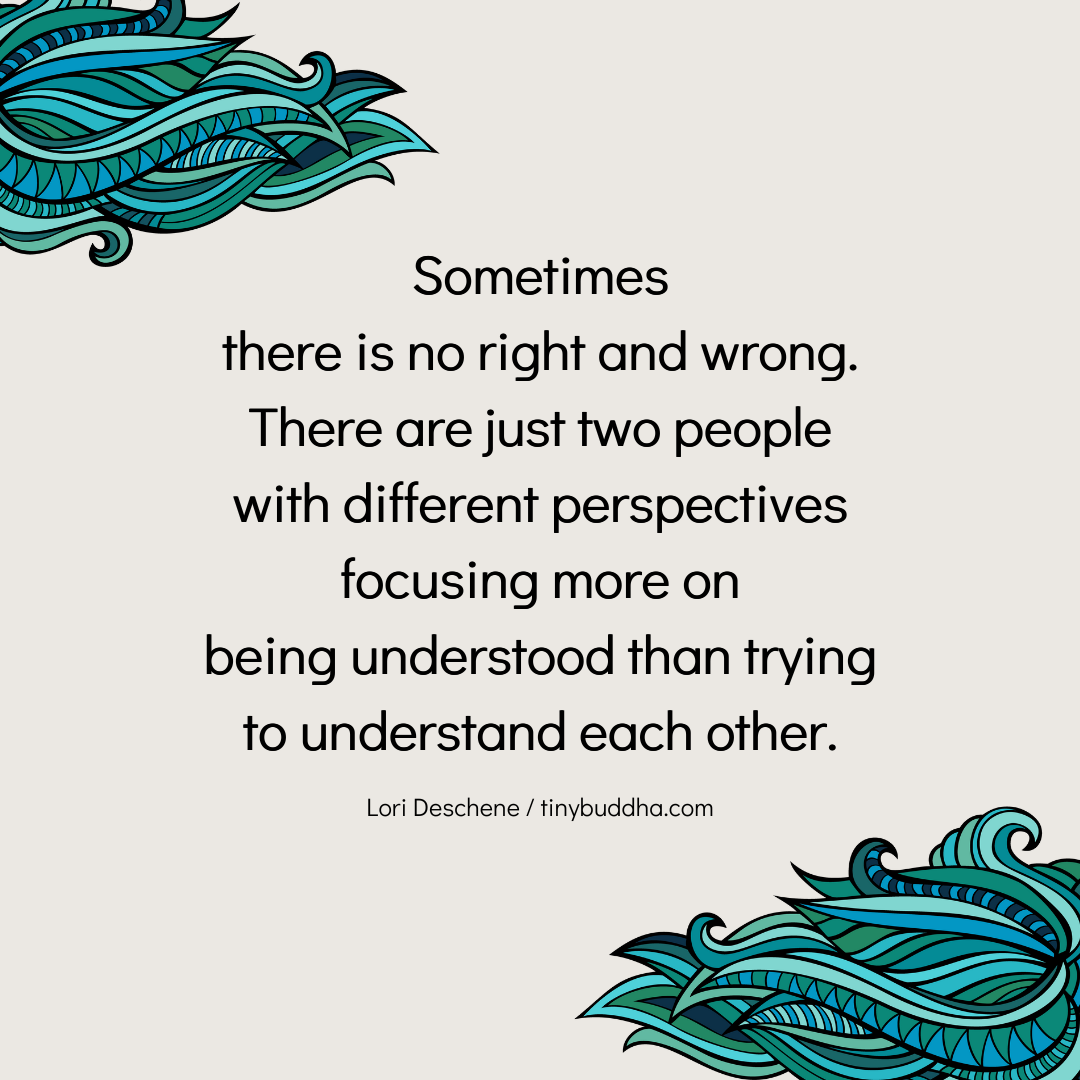 Sometimes There Is No Right and Wrong
