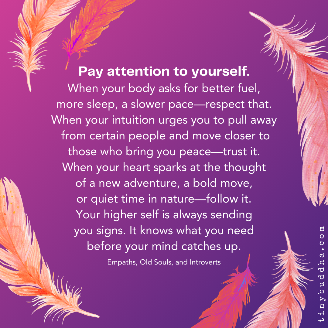 Pay Attention to Yourself