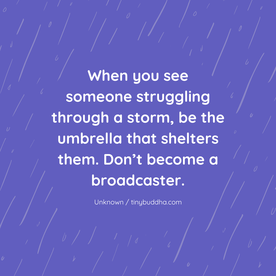 Be the Umbrella
