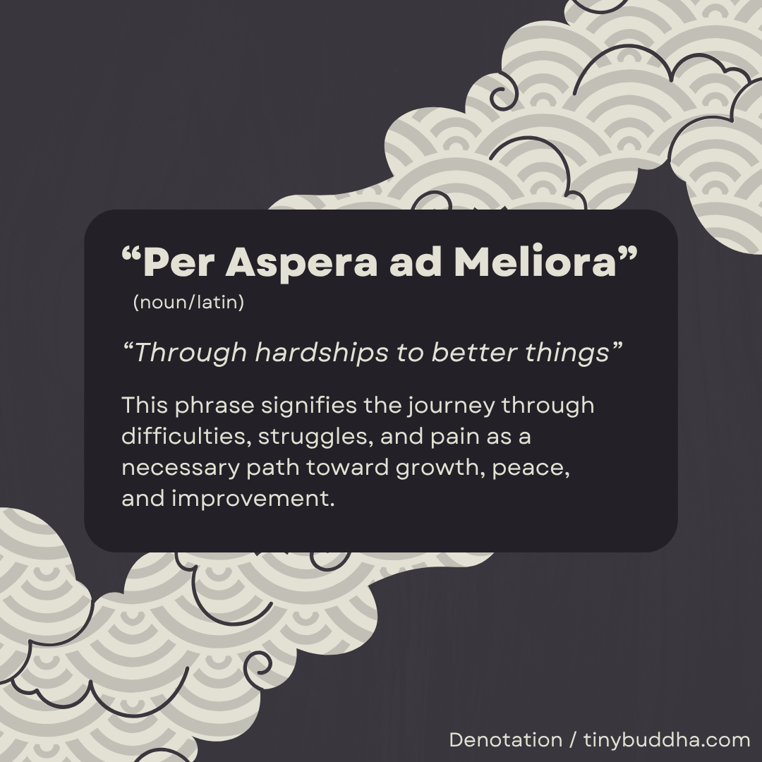 To Hardships to Better Things