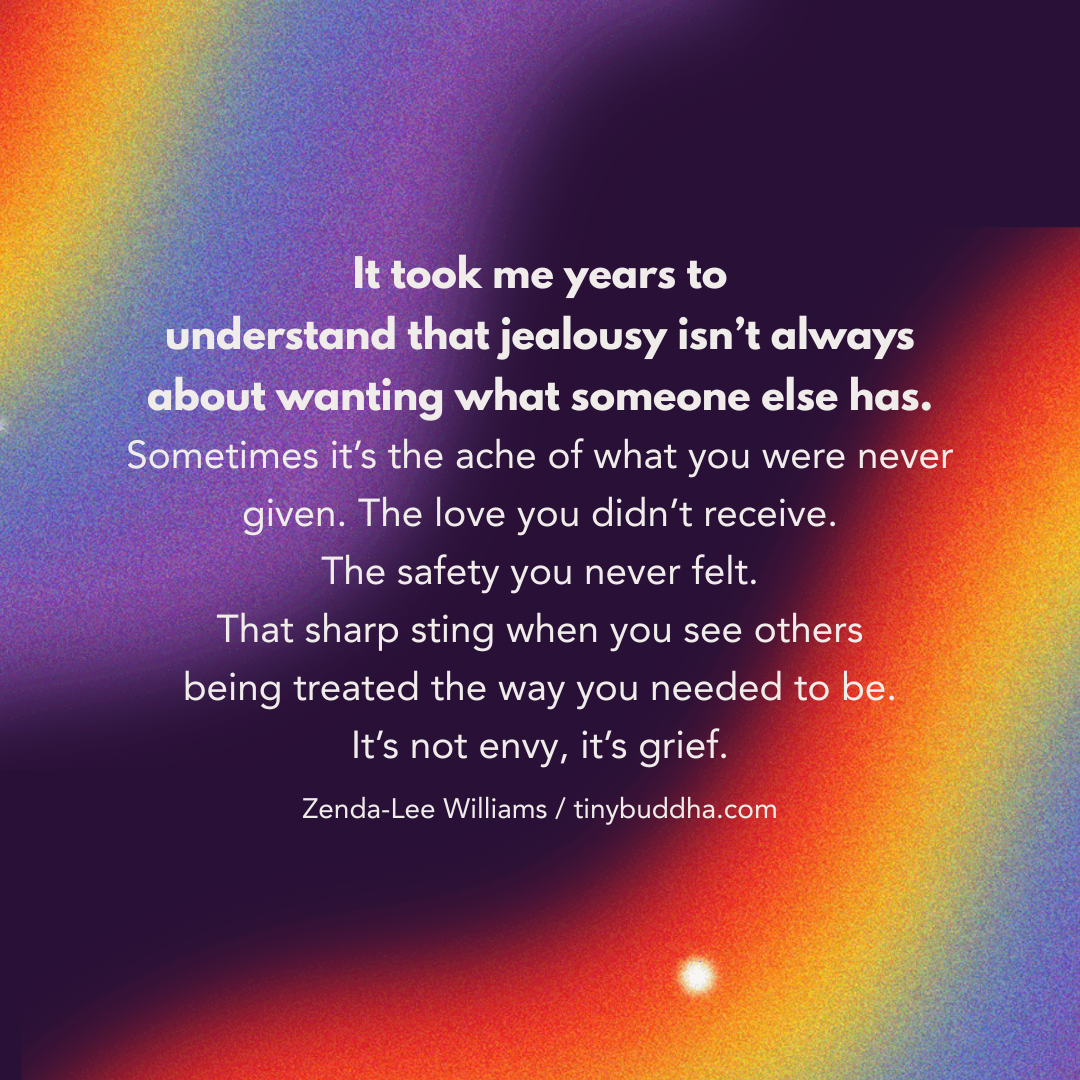 It’s Not Envy, It’s Grief