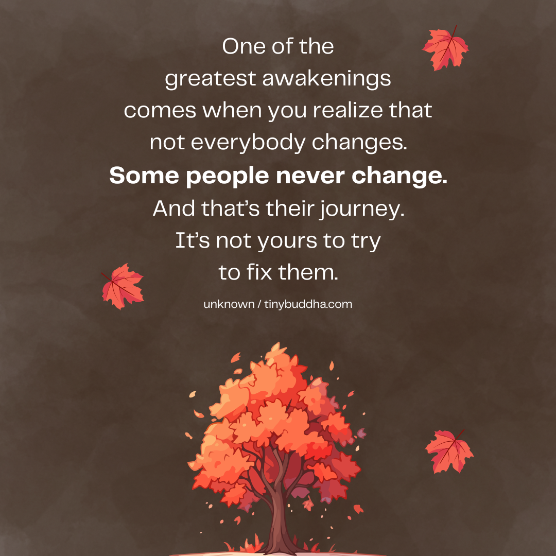 Some People Never Change