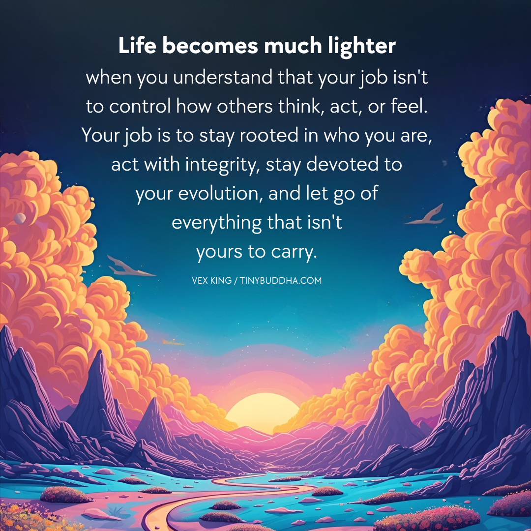 Life Becomes Much Lighter When…