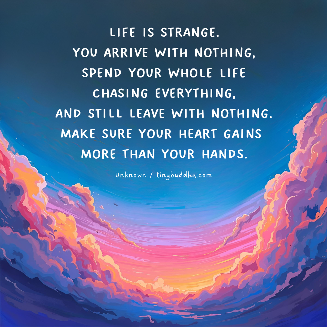 Make Sure Your Heart Gains More Than Your Hands