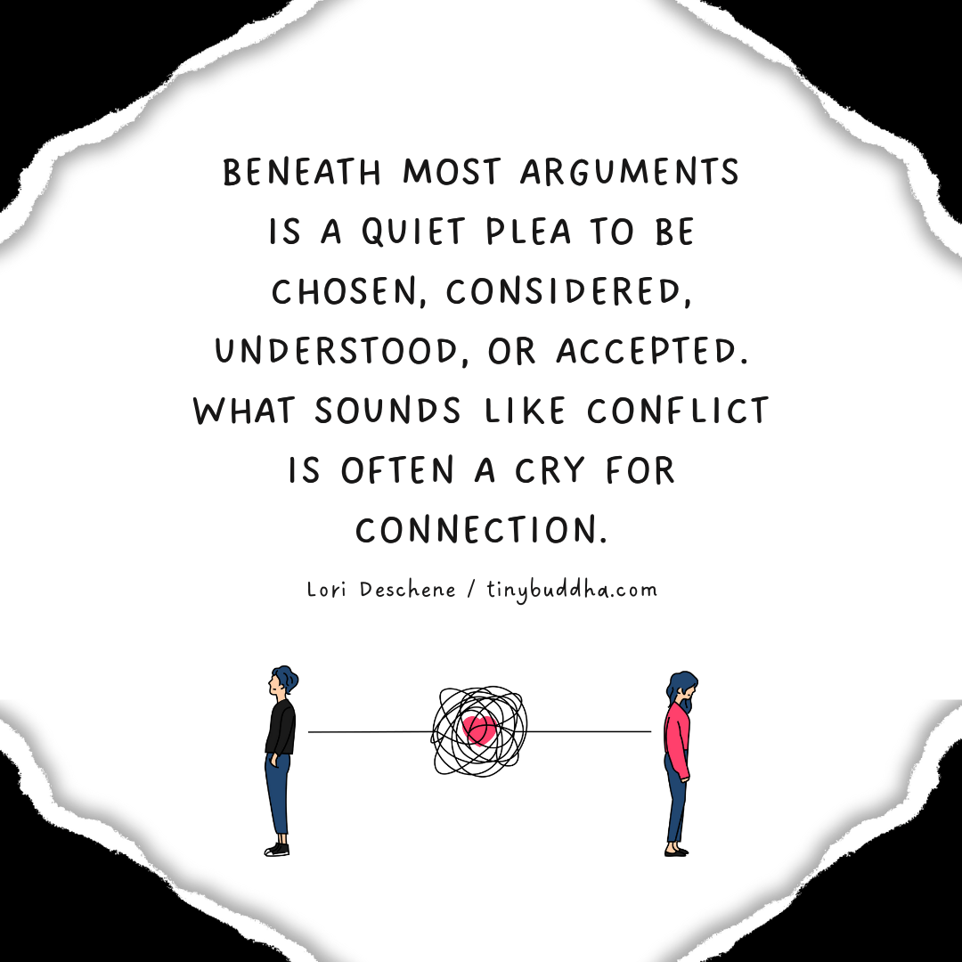 Beneath Most Arguments Is a Quiet Plea for Connection